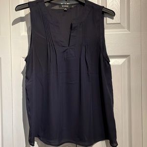 Ups and Downs navy sleeveless top size medium